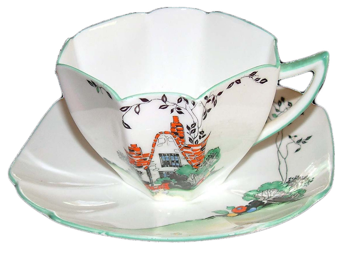 Queen Anne Cottage pattern Cup and Saucer
